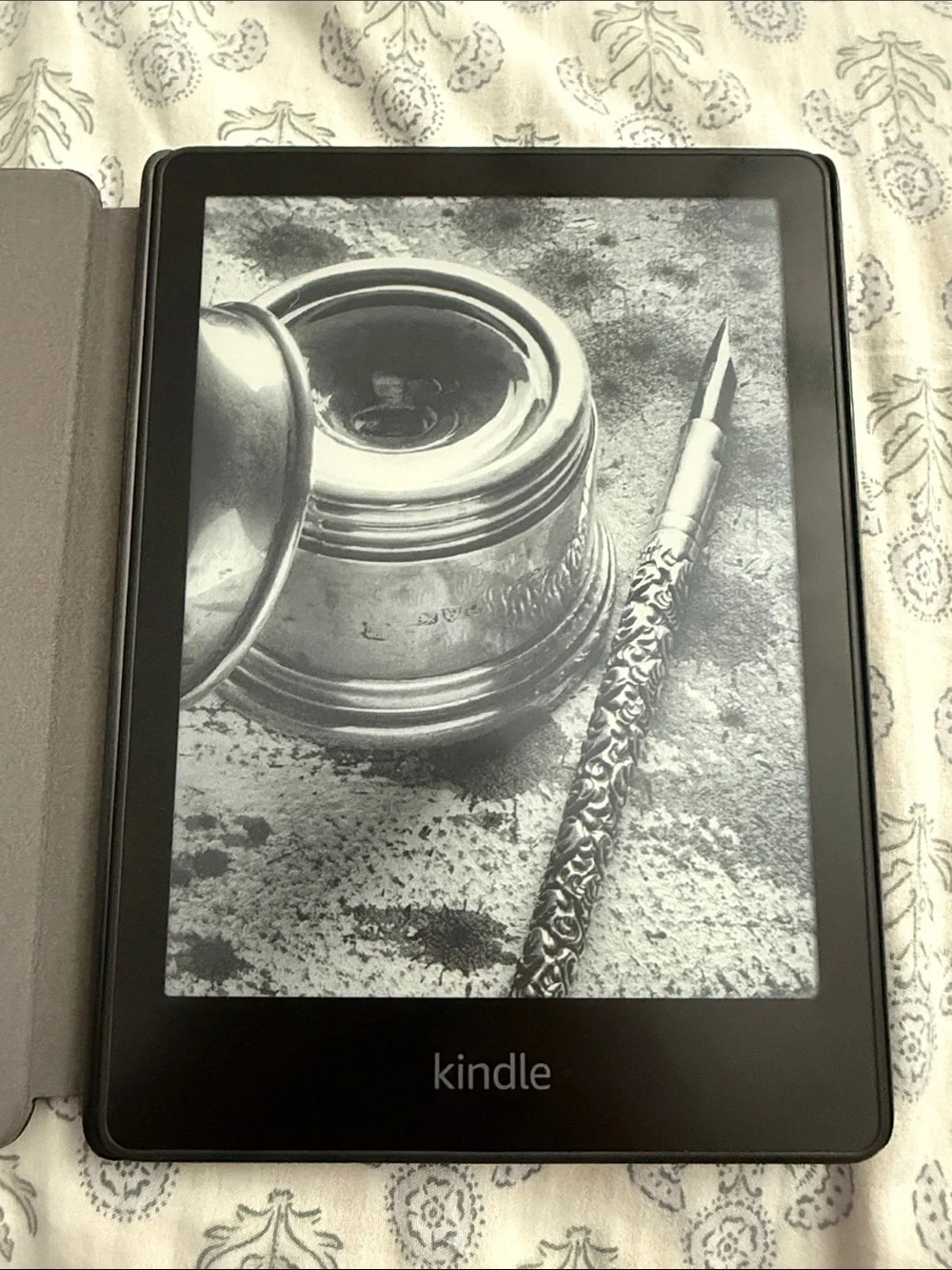 Kindle Paperwhite 11th Gen Black with case